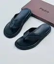 Pedro Men's Woven Leather Flip Flops - 1