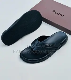 Pedro Men's Woven Leather Flip Flops