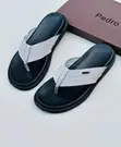 Pedro Men's Woven Leather Flip Flops - 3