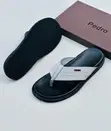 Pedro Men's Woven Leather Flip Flops - 4