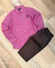 Linen Shirts and Pants Set - 5