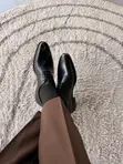 Elegant Men's Leather Dress Shoes - 1