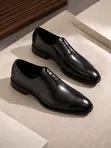 Elegant Men's Leather Dress Shoes - 3