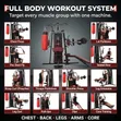 Fitality Multifunctional Three Station Gym Machine - 2