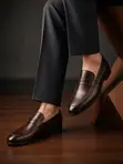UISSO Men's Leather Moccasins - 1