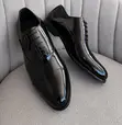 Viatu vya Oxford vya Wanaume vya Ngozi ya Patent - 1
