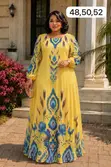 Elegant Ladies Maxi Kaftan Dress - Various Colors - 3