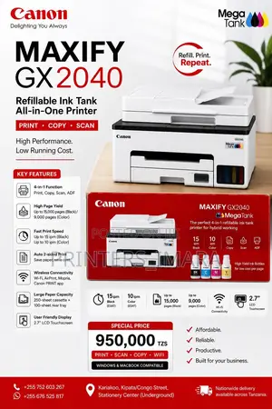 Canon Maxify GX2040 MegaTank Printer