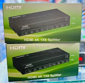 HDMI Splitter 1x8 - Mirror 4K Video to 8 TVs