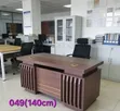Office Table (Square, Brown) - 1