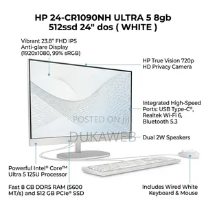 New HP 24-cr1090nh All-in-One Desktop