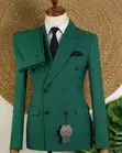 Mario Casas Men's Green Suit - 1