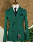 Mario Casas Men's Green Suit - 3