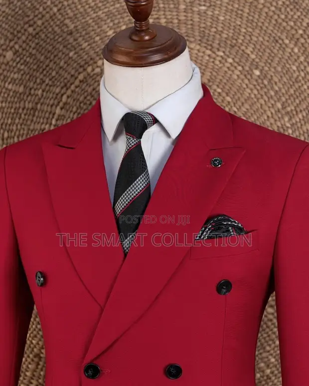 Mario Casas Red Suit for Men - 1