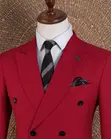 Mario Casas Red Suit for Men - 1