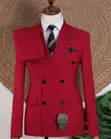 Mario Casas Red Suit for Men - 3