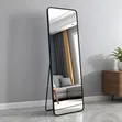 Floor Mirror with Stand - Gold & Black - 1