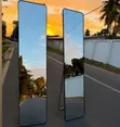 Floor Mirror with Stand - Gold & Black - 5
