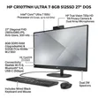 New HP All-in-One 27" Desktop | Intel Core Ultra 7 | 8GB RAM | 512GB SSD - 3