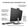 New HP All-in-One 27" Desktop | Intel Core Ultra 7 | 8GB RAM | 512GB SSD - 4