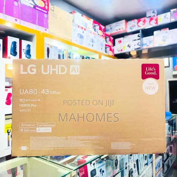 LG 43-Inch UA80 Series 4K UHD AI Smart TV - 1