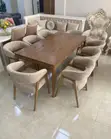 6-Seater Hardwood Dining Table - Muninga - 4