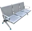 Modern 3-Seater Waiting Chair (Silver) - 1