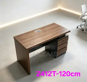 Office Table 120cm with 3 Drawers