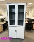 White & Dark Gray File Cabinet - 2