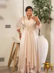Elegant Satin Maxi Gown - 3