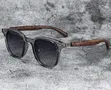 Vintage Sunglasses - Translucent Grey Frames, UV Protection - 2