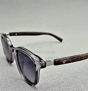 Vintage Sunglasses - Translucent Grey Frames, UV Protection