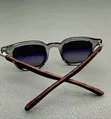 Vintage Sunglasses - Translucent Grey Frames, UV Protection - 5