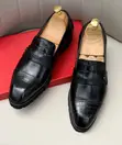 Clarks Croc-Embossed Penny Loafers - 2