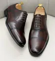 Classic Leather Oxford Dress Shoes for Men - 4