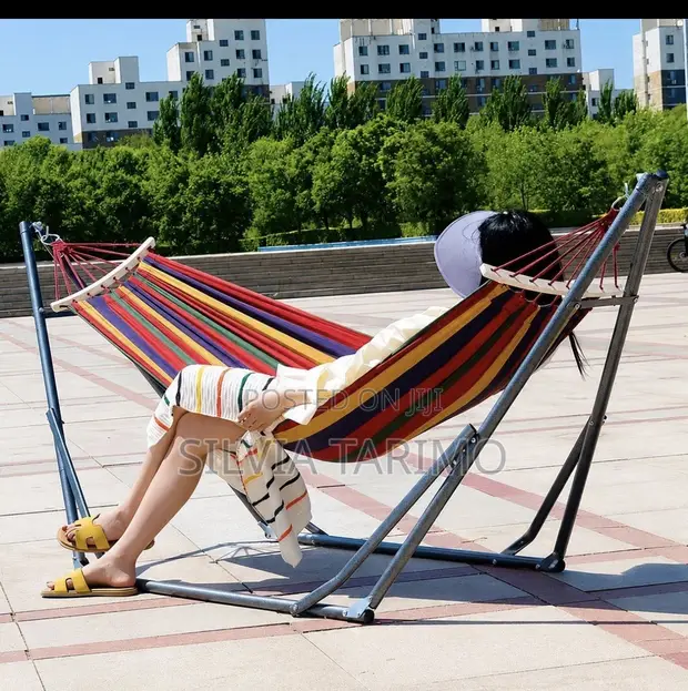 Portable Outdoor Hammock with Stand - 1