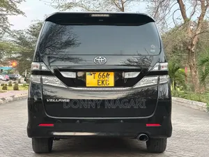 Toyota Vellfire 2009 Nyeusi
