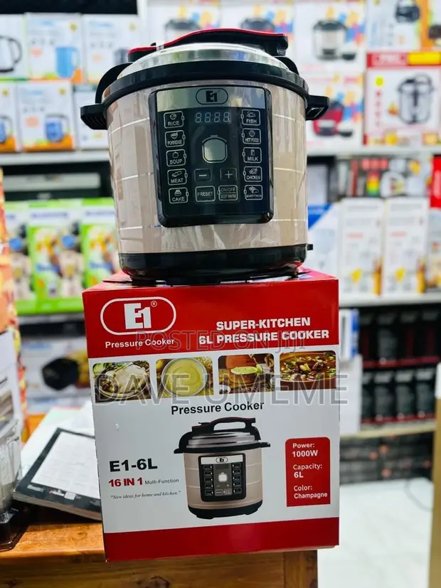 E1 Electric Pressure Cooker 6.0L - 1