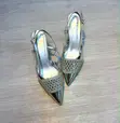 Beautiful Sparkling Rhinestone Slingback Heels - 2