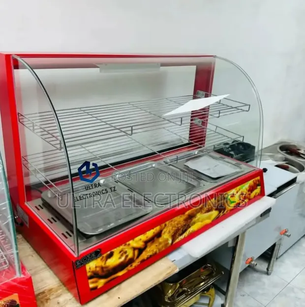 PMC Food Warmer Display with 3 Plates - 1250W - 1