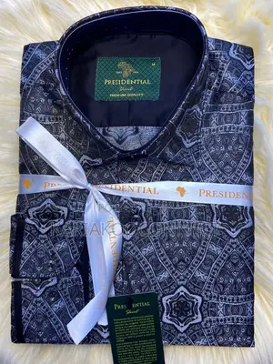 Shati la Jacquard la Brocade la Rais kwa Wanaume
