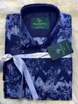 Presidential Men's Brocade Jacquard Print Shirt - 2