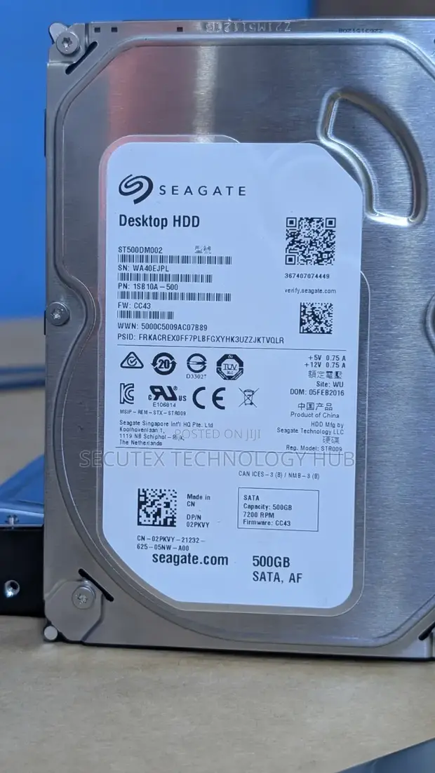 Seagate 500GB Internal Hard Drive HDD - 1