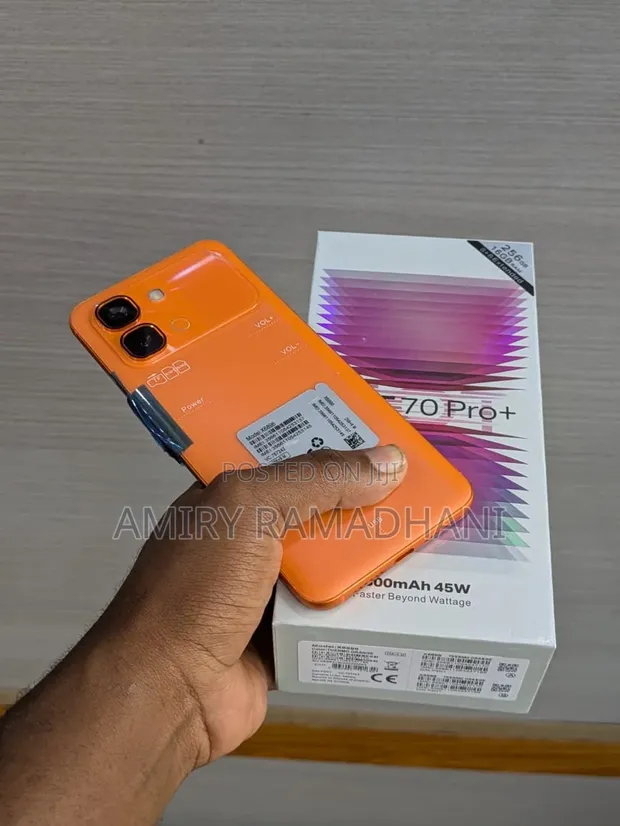 New Infinix Hot 70 Pro 5G+ 256GB Orange - 1