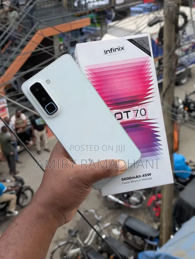New Infinix Hot 70 256GB White - 1