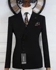 Mario Casas Men's Black Suit - Brand New - 2