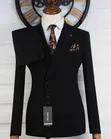 Mario Casas Men's Black Suit - Brand New - 3