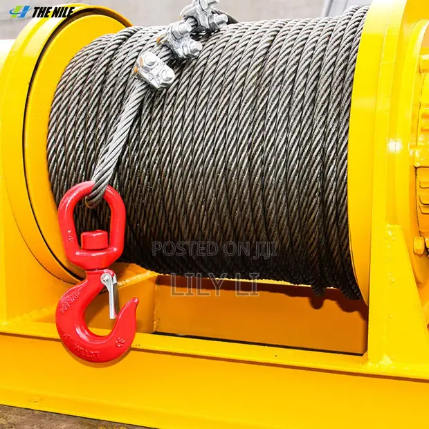 Industrial Horizontal Winch - Thickened Steel Wire Rope - 1