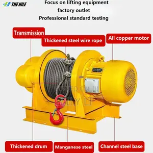 Heavy Duty Electric Horizontal Winch - Cable Drum Lifting