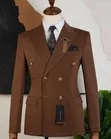 Brand New Mario Casas Chocolate Suit - 3